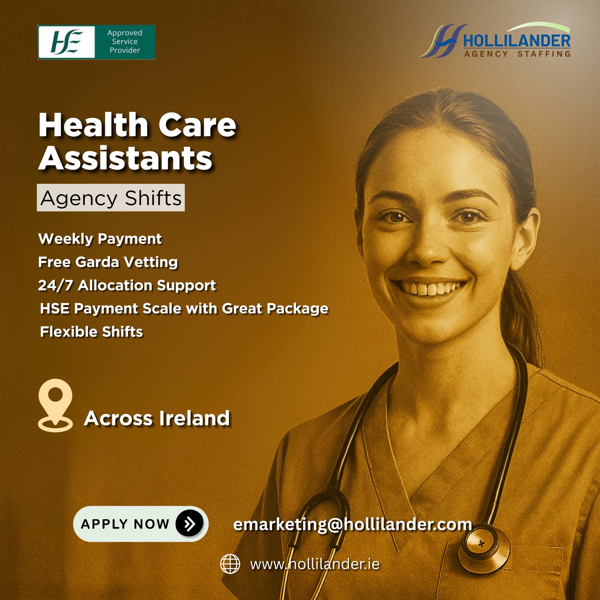Healthcare Agency Staffing. Facebook ad from Feb 12, 2026
