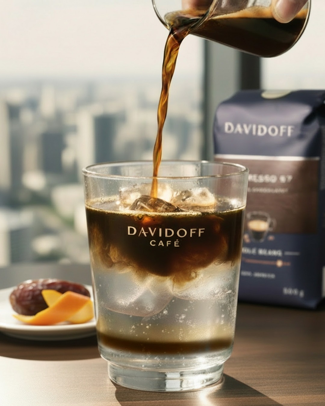 Davidoff Café Facebook ad: Bright. Fizzy. Unexpected.