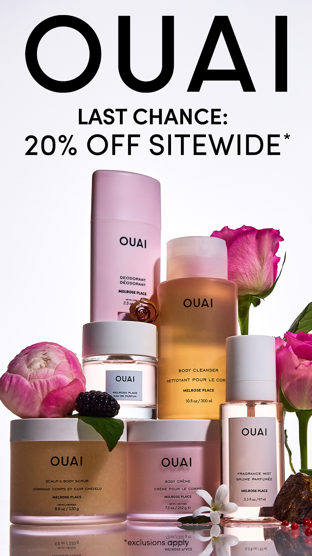 OUAI Facebook ad