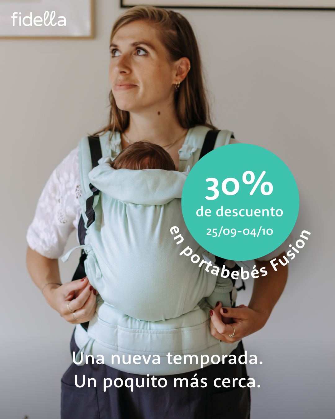 Fidella Facebook ad: Abrocha y listo, 30 % de descuento