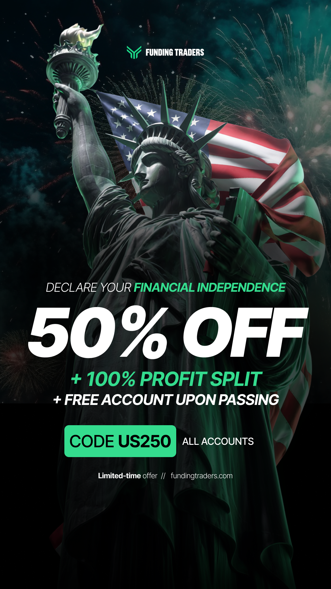 FundingTraders.com Facebook ad