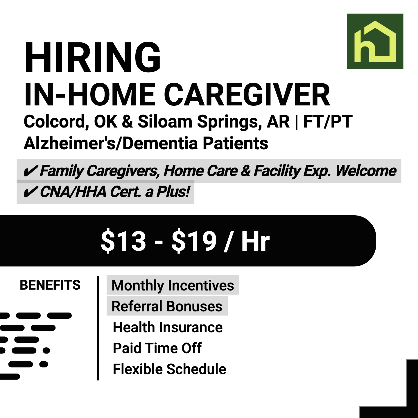 Hireline Healthcare Jobs Facebook ad