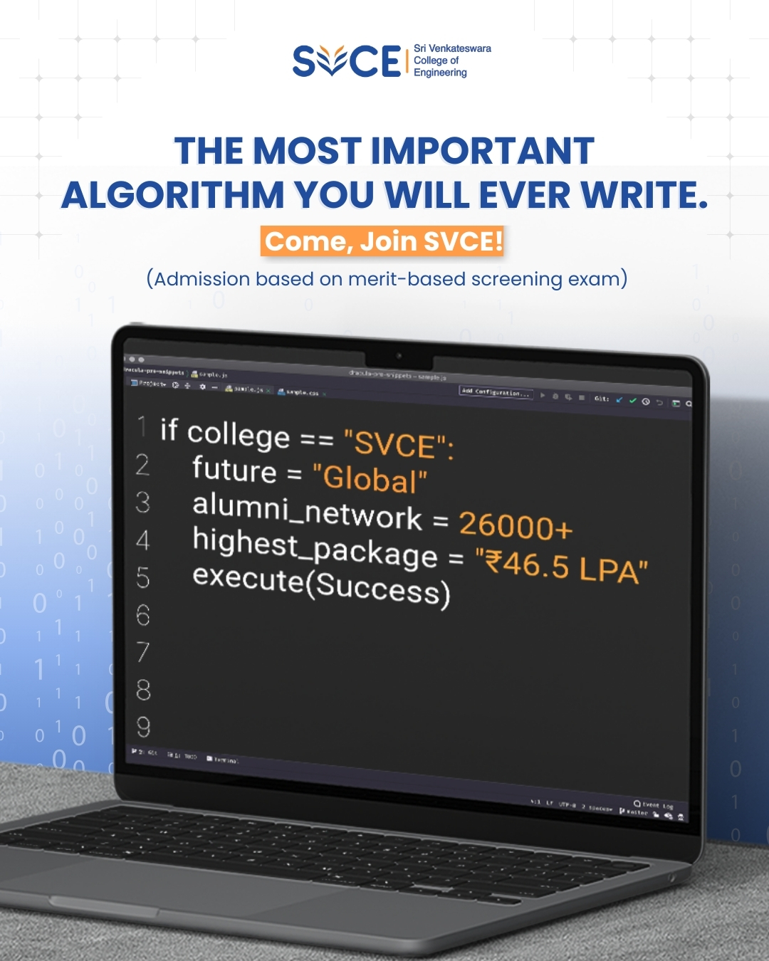 Sri Venkateswara College of Engineering Facebook ad: SVCE Engg Admission 2026 Open