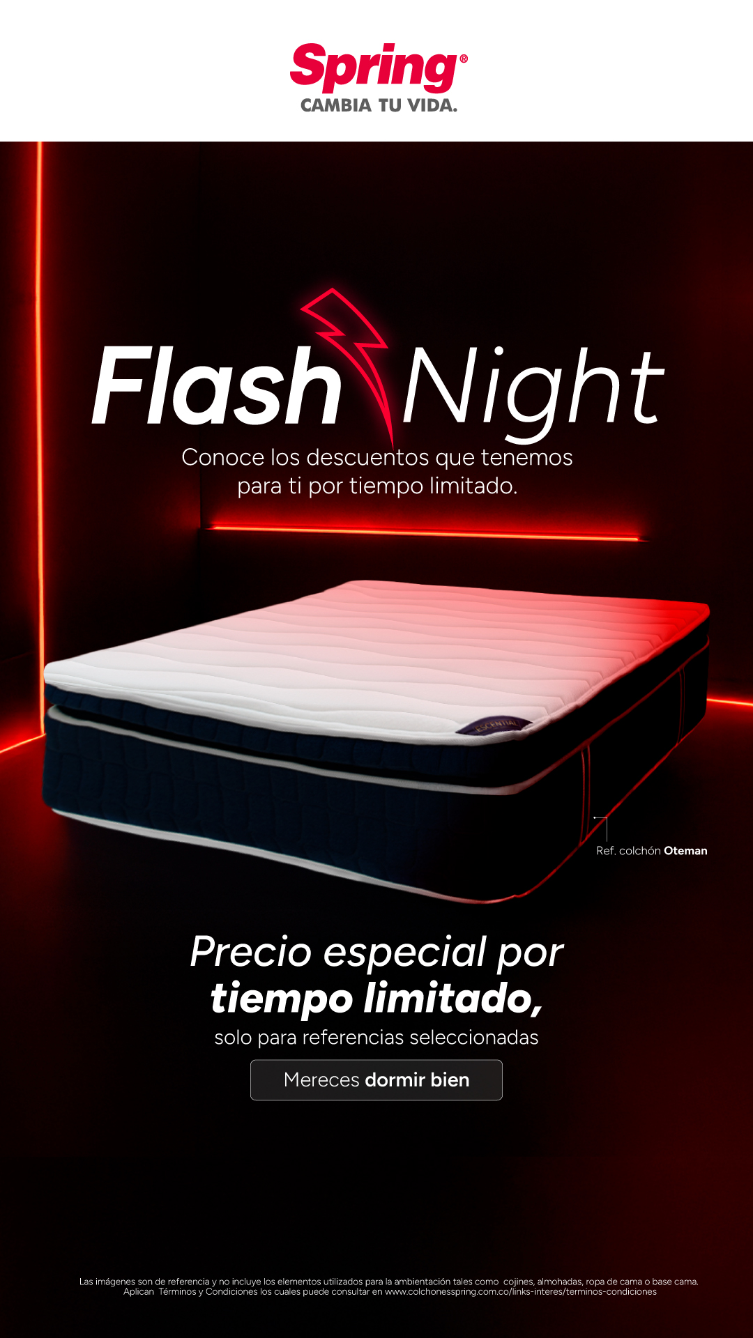 Colchones Spring Oficial Facebook ad