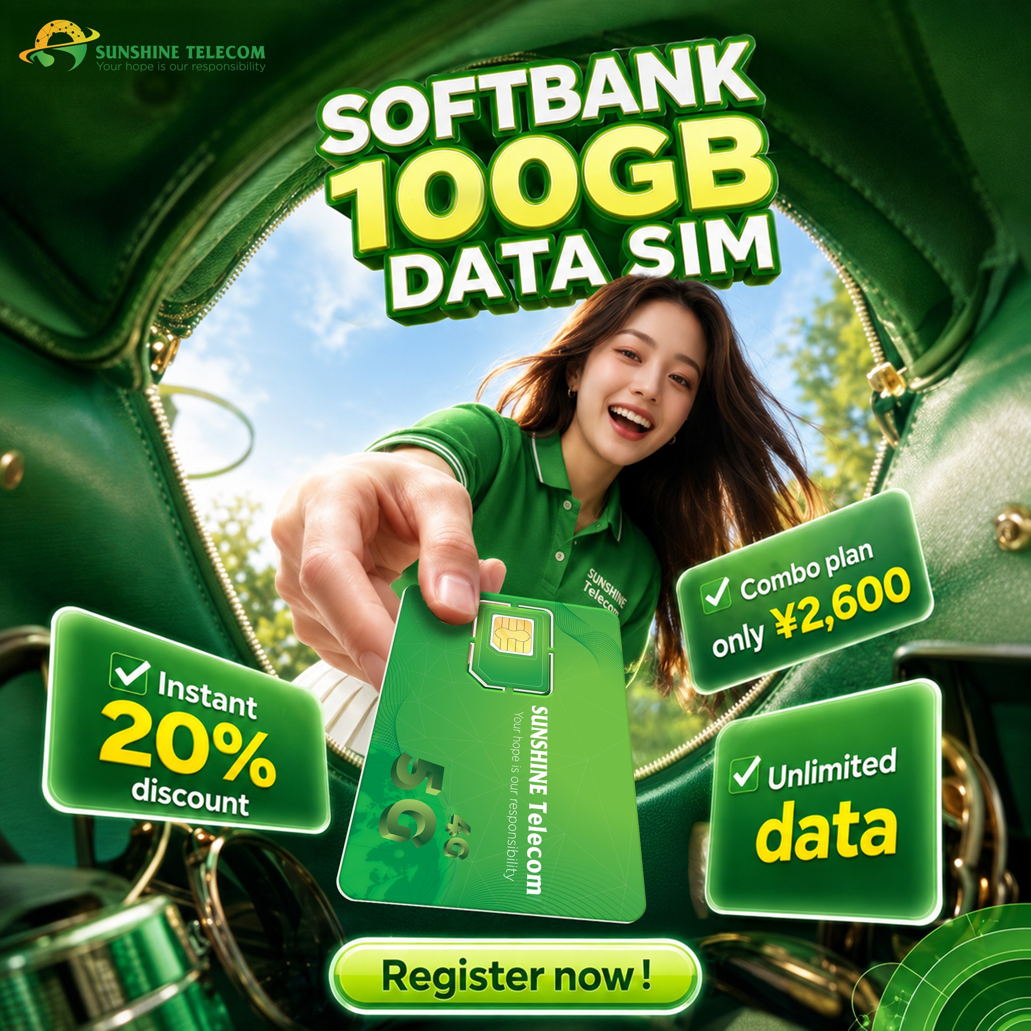 π¦π¨π‘π¦πππ‘π π§πππππ’π - ππ»π΄πΉπΆππ΅ Facebook ad: GET 20% OFF SOFTBANK 100GB DATA SIM