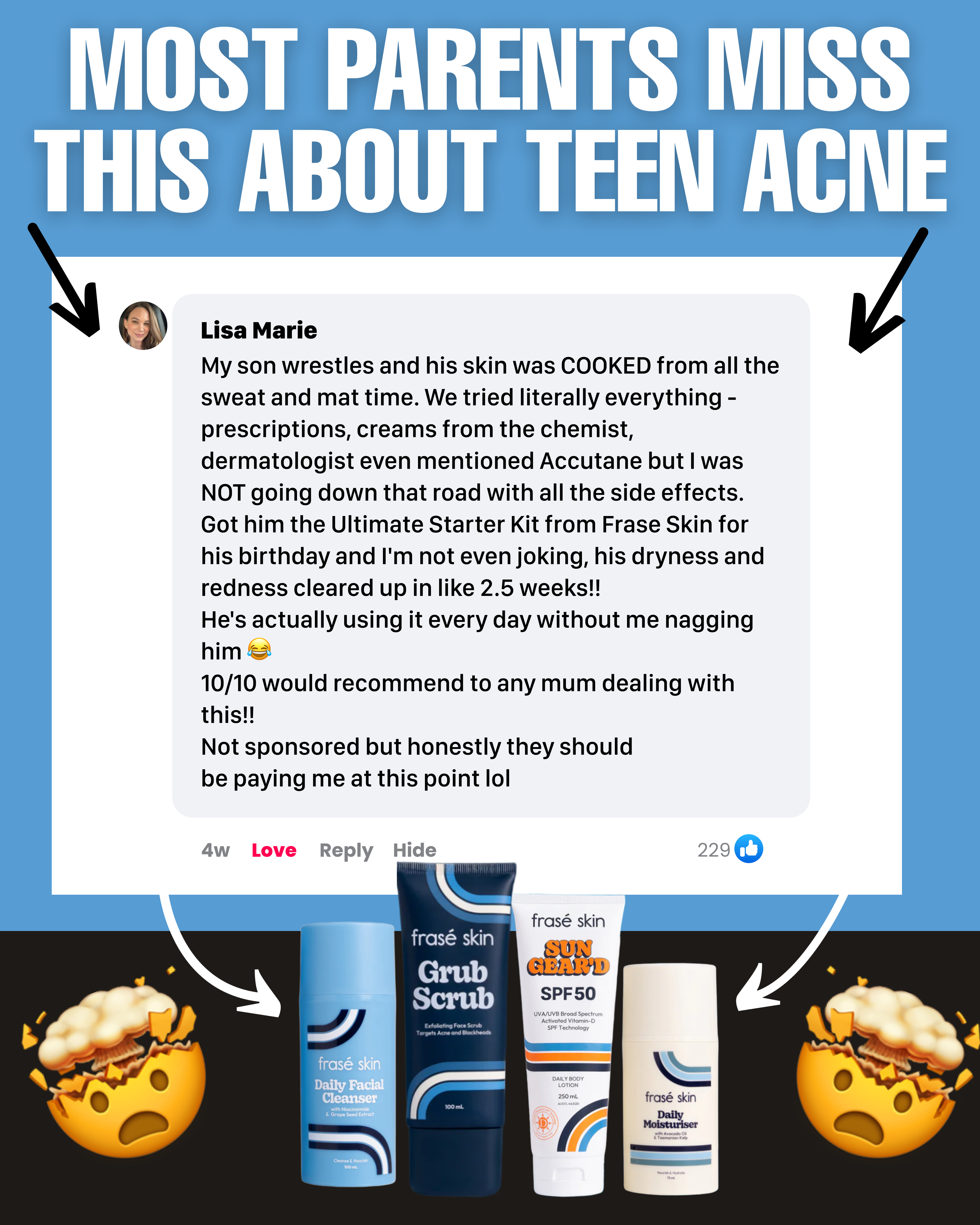Frasé Skin Facebook ad