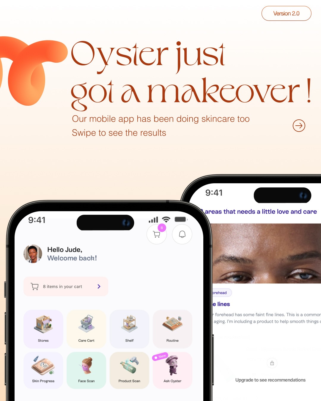 Getoysterskin Facebook ad: Meet The New Oyster Experience
