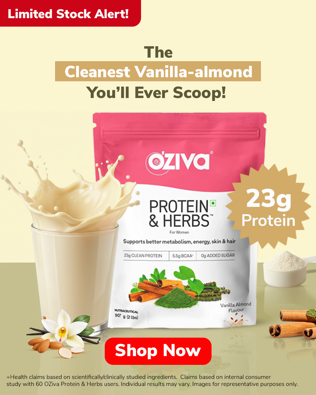 OZiva Facebook ad