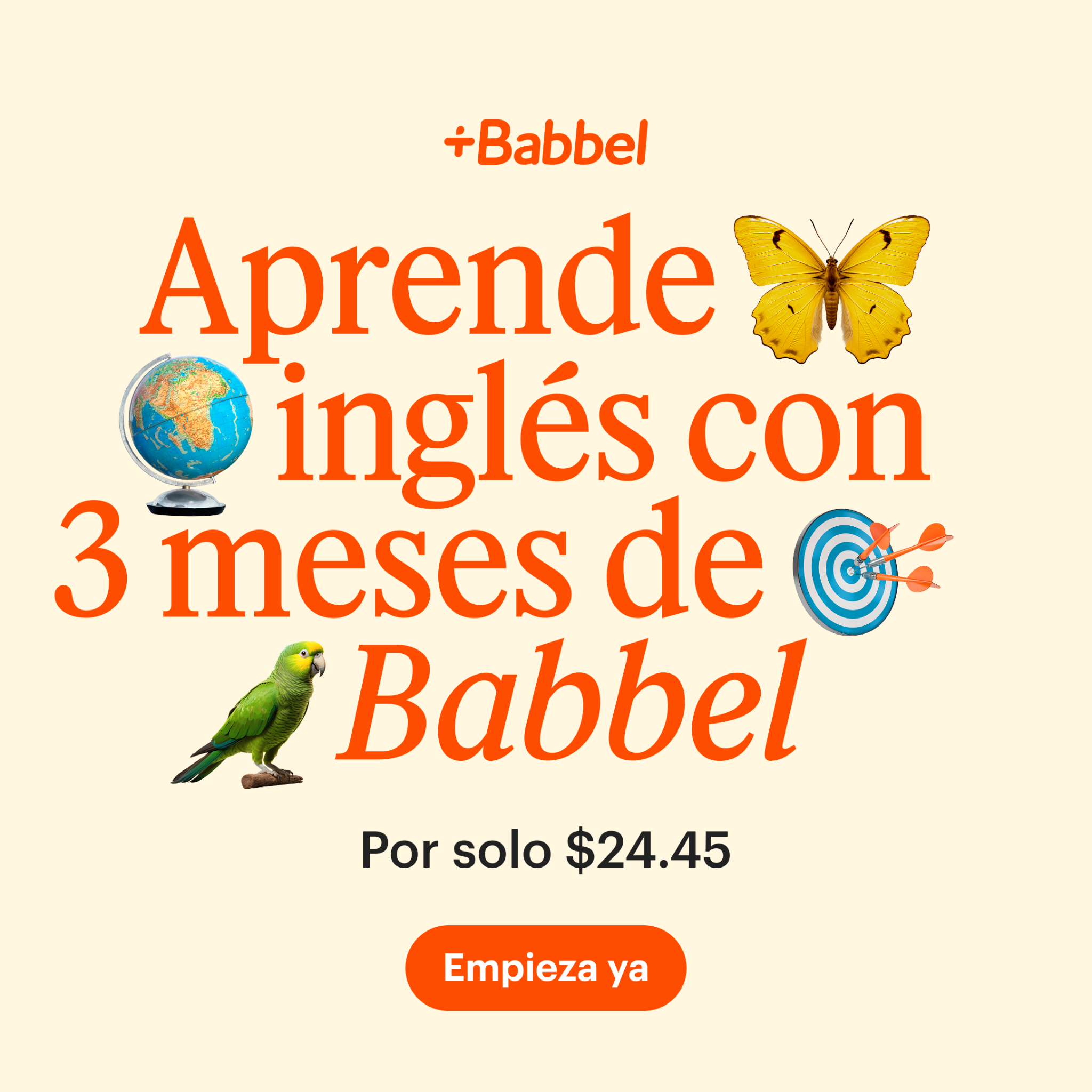 Babbel Facebook ad