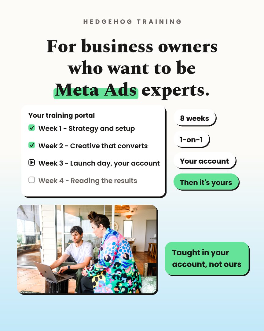 Hedgehog Facebook ad