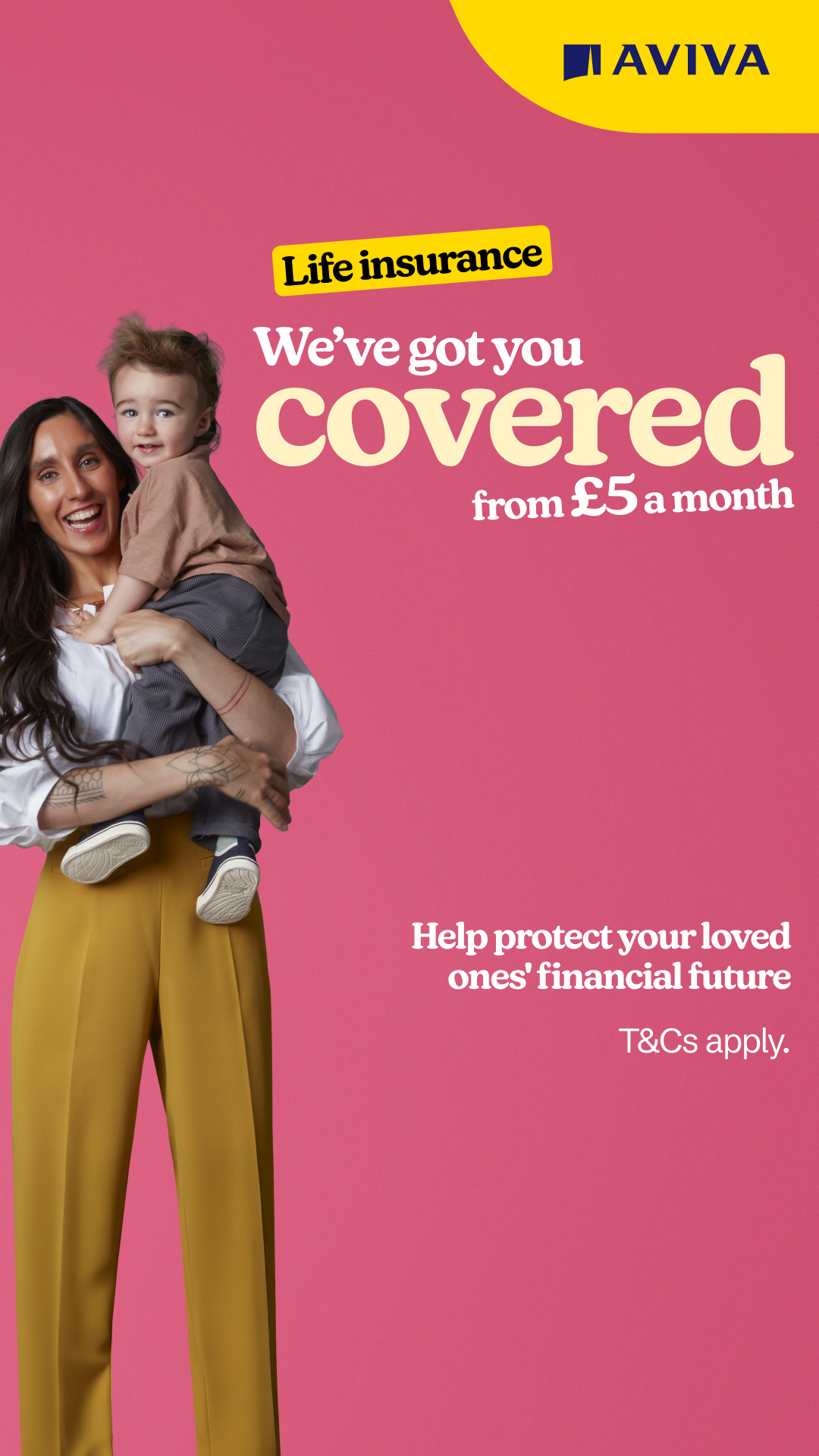 Aviva Facebook ad