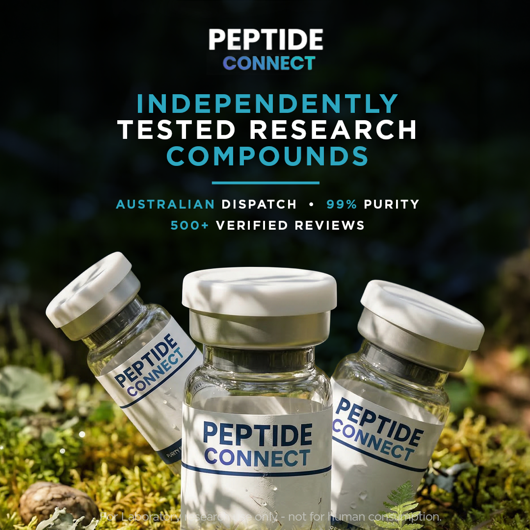 PeptideConnect Facebook ad from Jul 8, 2026