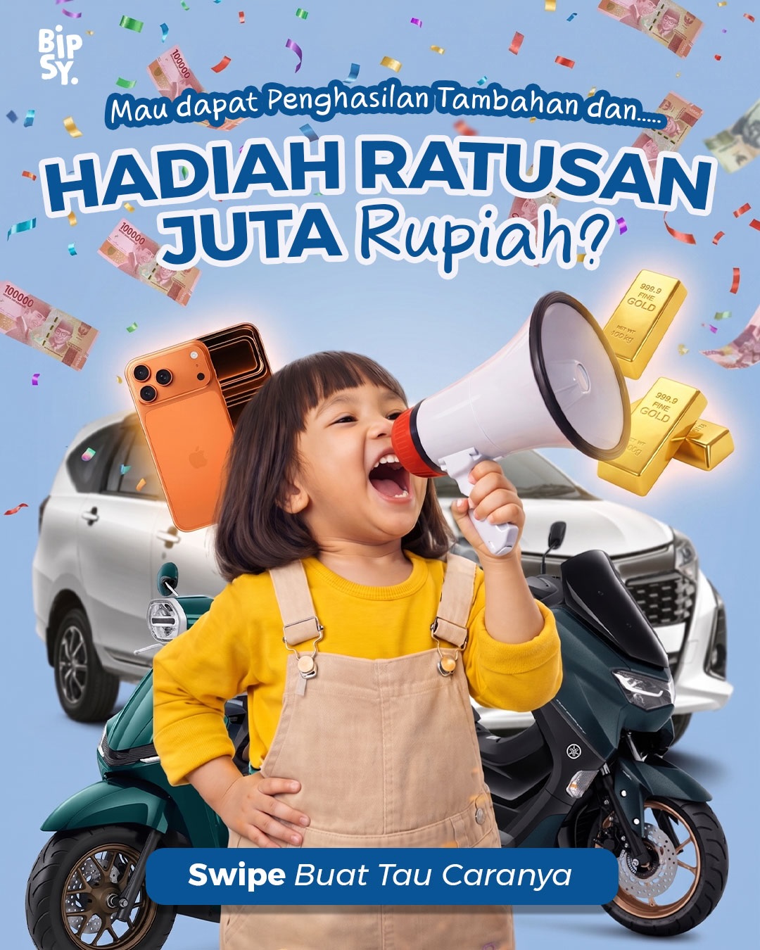 BIPSY Facebook ad: Mombip suka bikin video?
