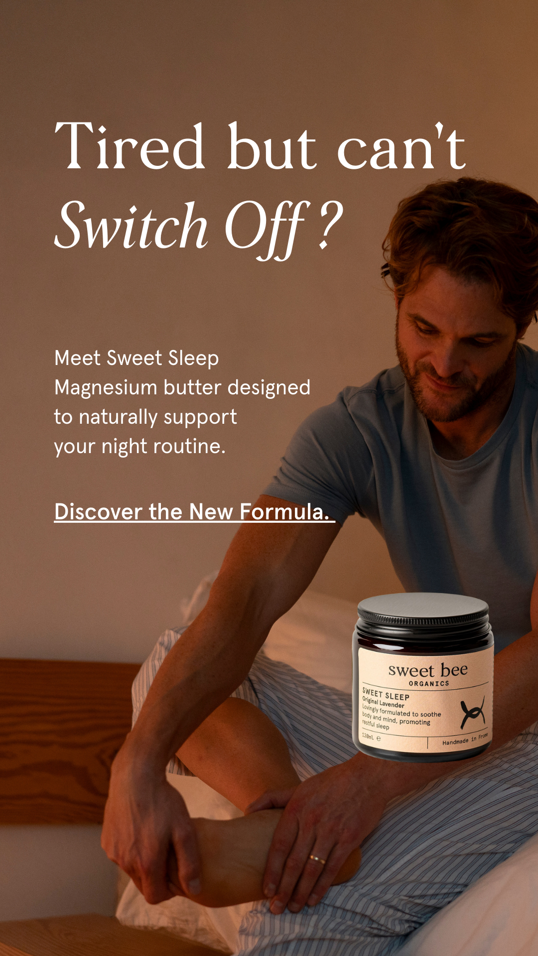 Sweet Bee Organics Facebook ad