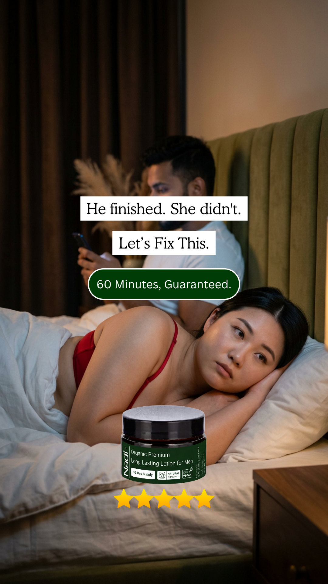 Nadi Health Facebook ad: Why Could Ancient Men Last 10x Longer Than Men Today?