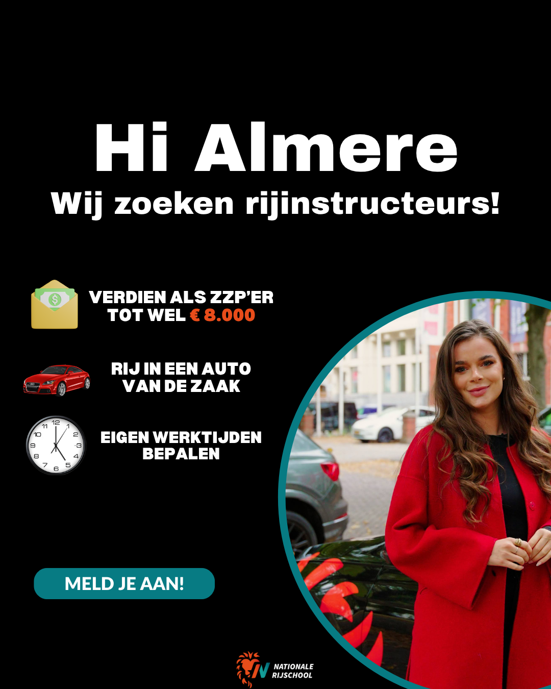 Nationale Rijschool Facebook ad