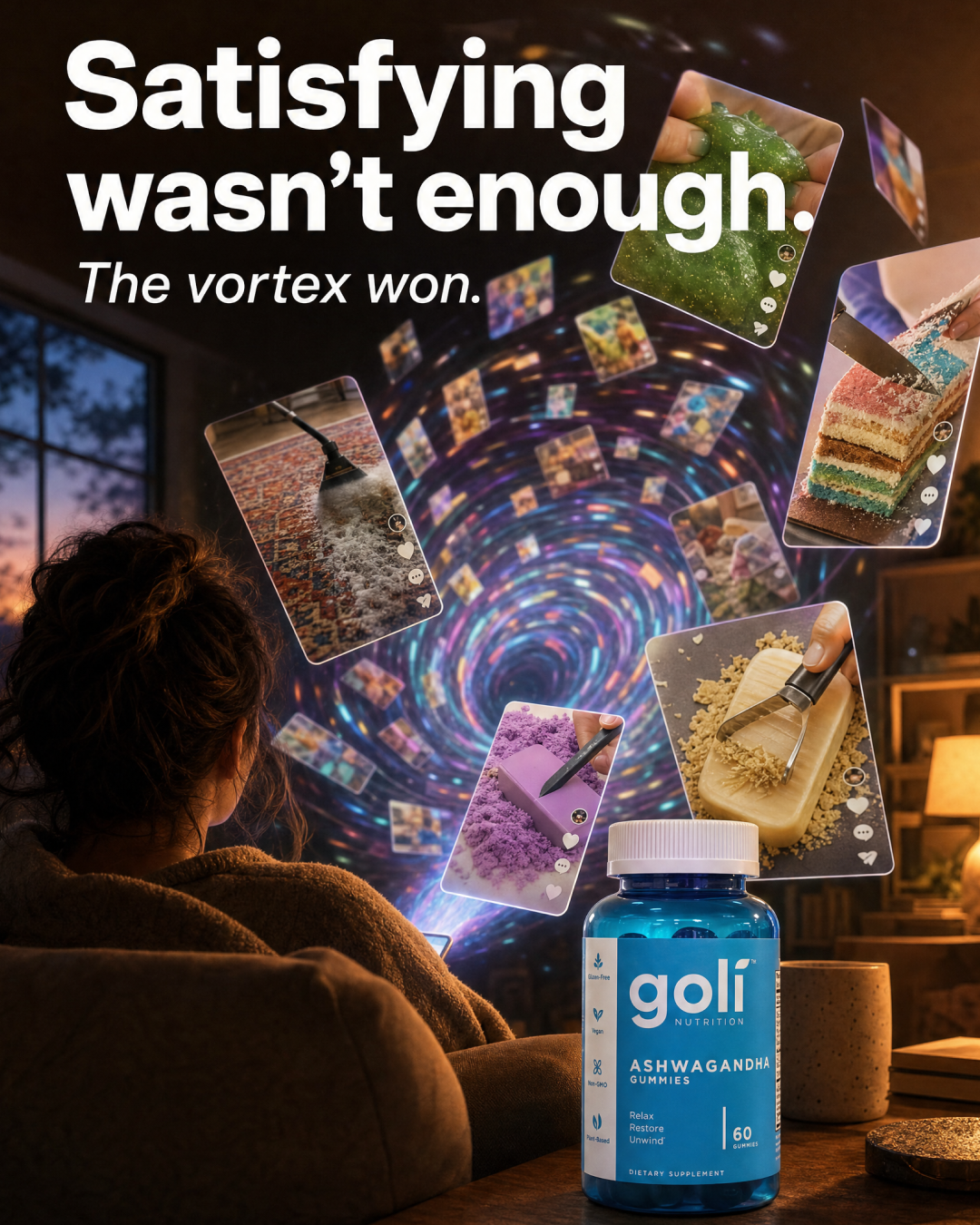Goli Facebook ad: You Don't Have a Scrolling Problem