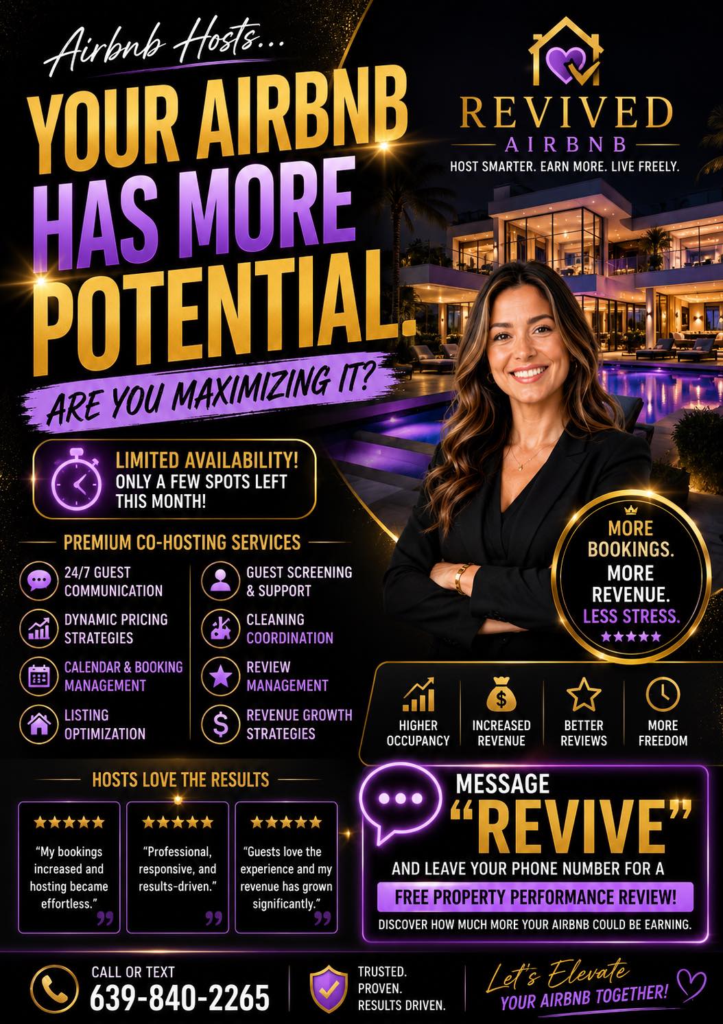 Revived Airbnb Facebook ad: Maximize Your Airbnb!