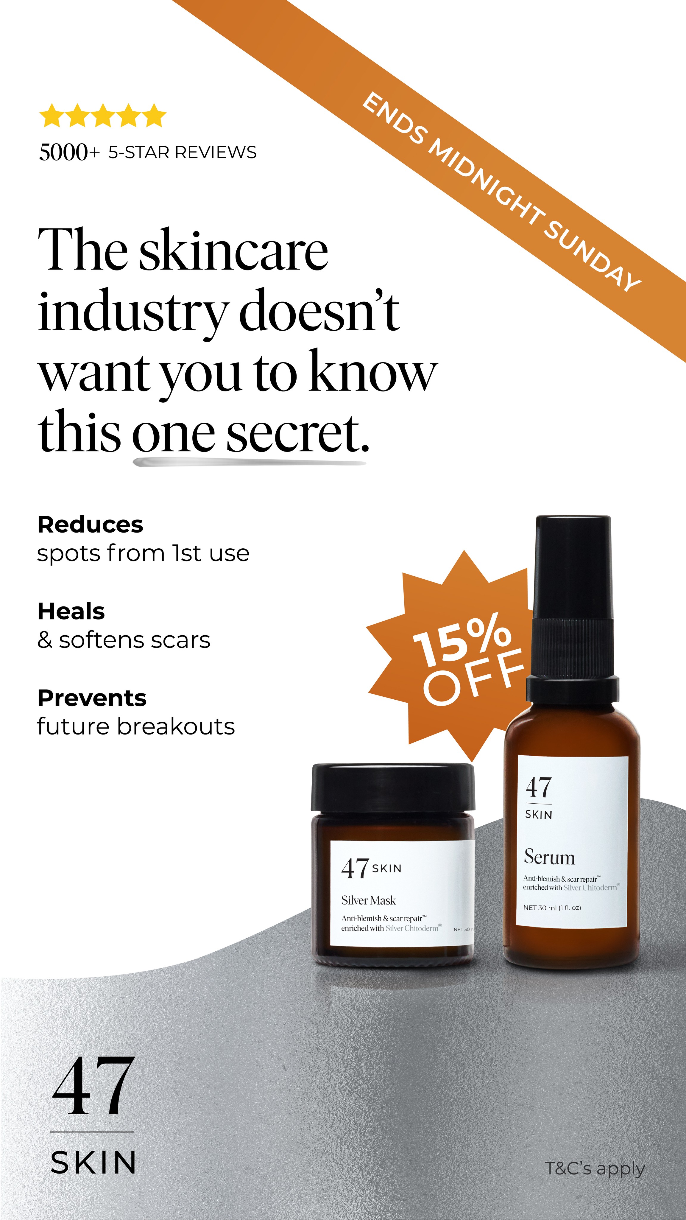 47Skin Facebook ad
