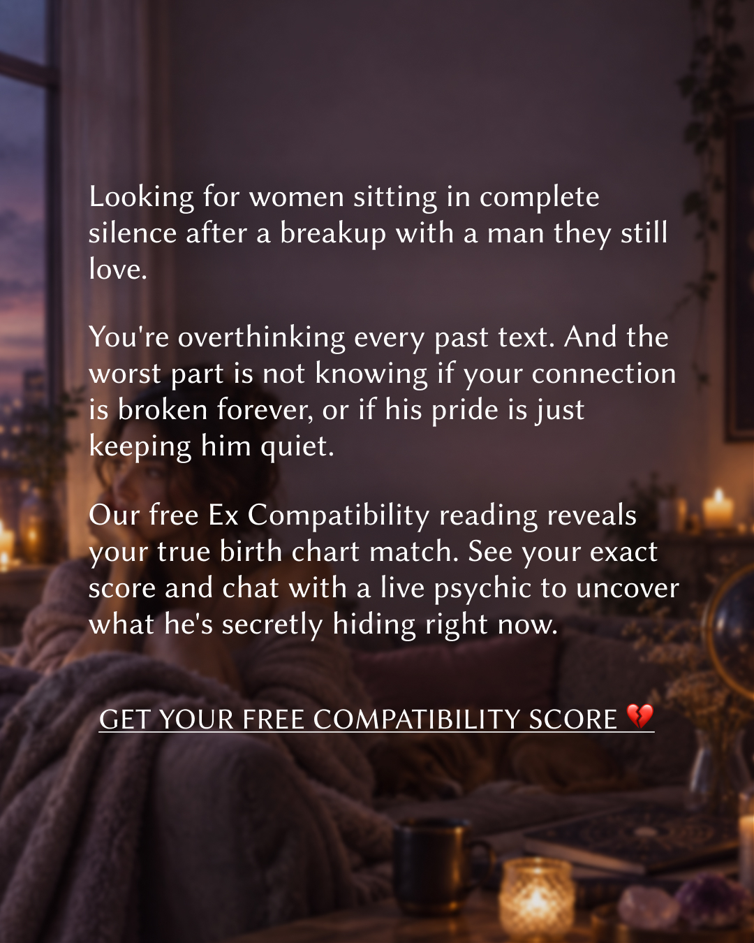 Ex Match Insight Facebook ad: See your ex compatibility score