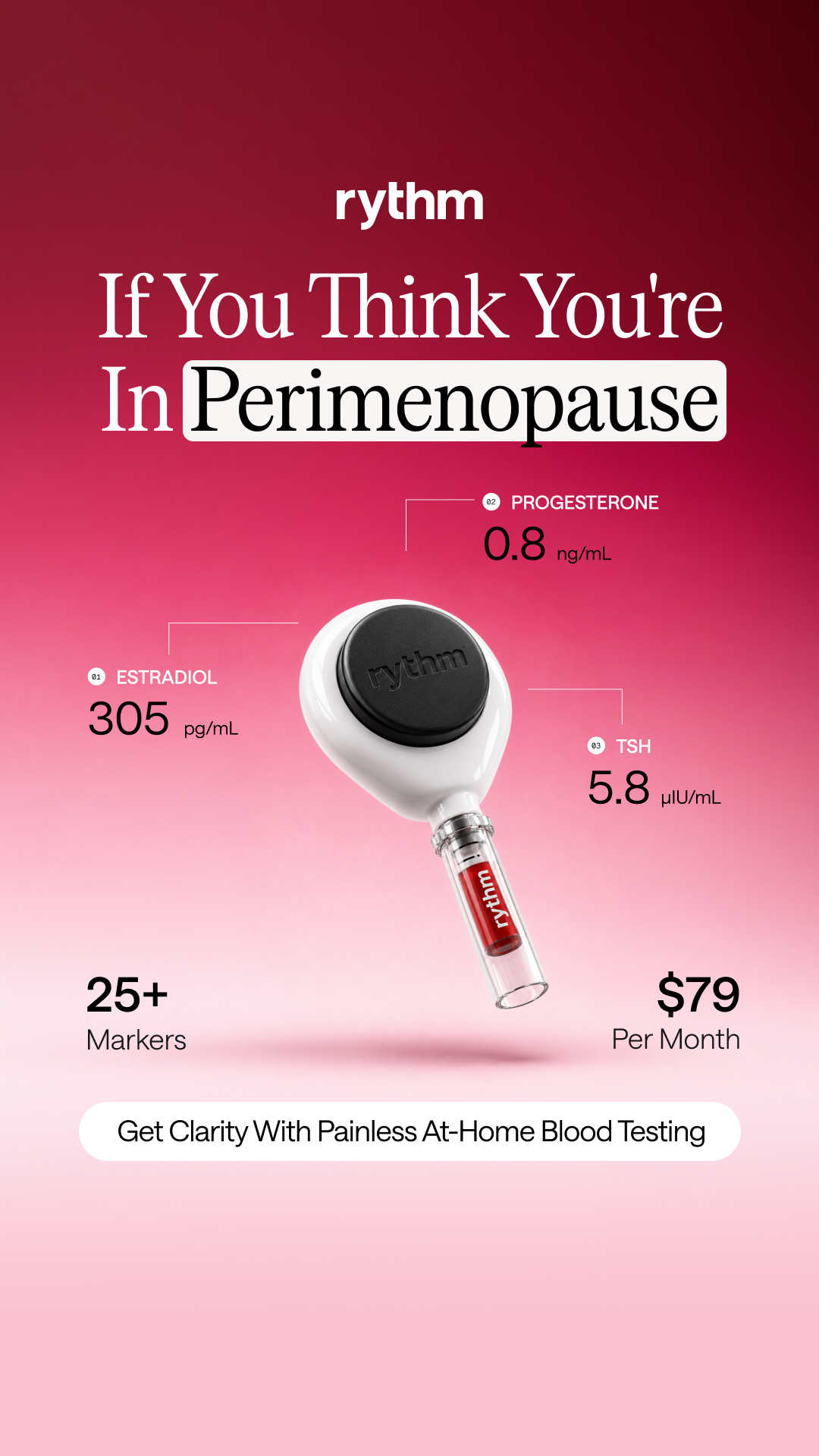 Rythm Health Facebook ad