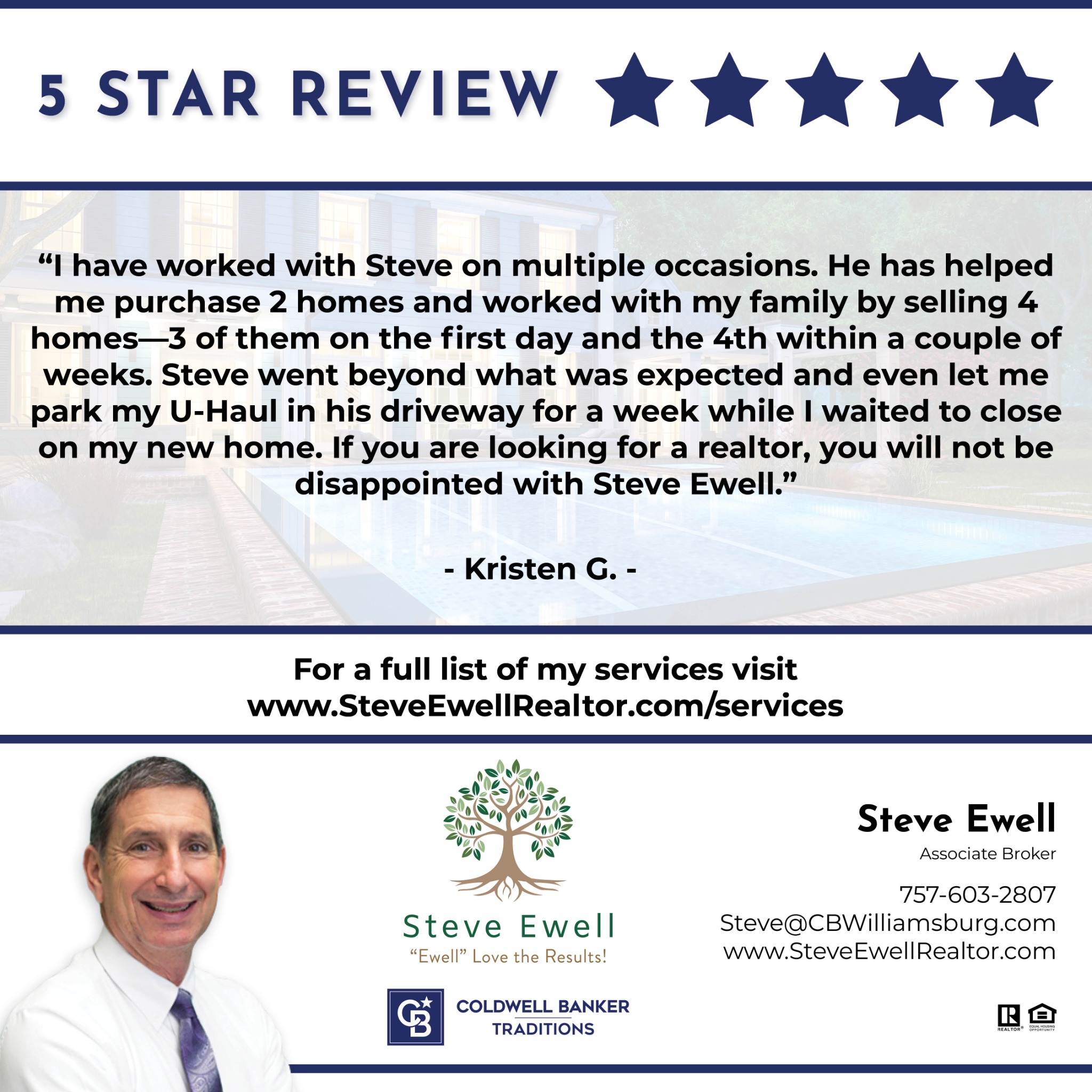 Steve Ewell - Coldwell Banker Traditions Facebook ad