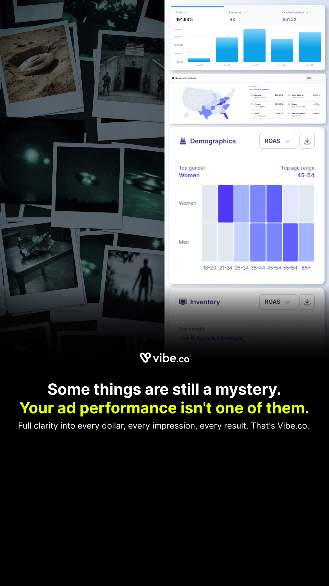 Vibe.co Facebook ad