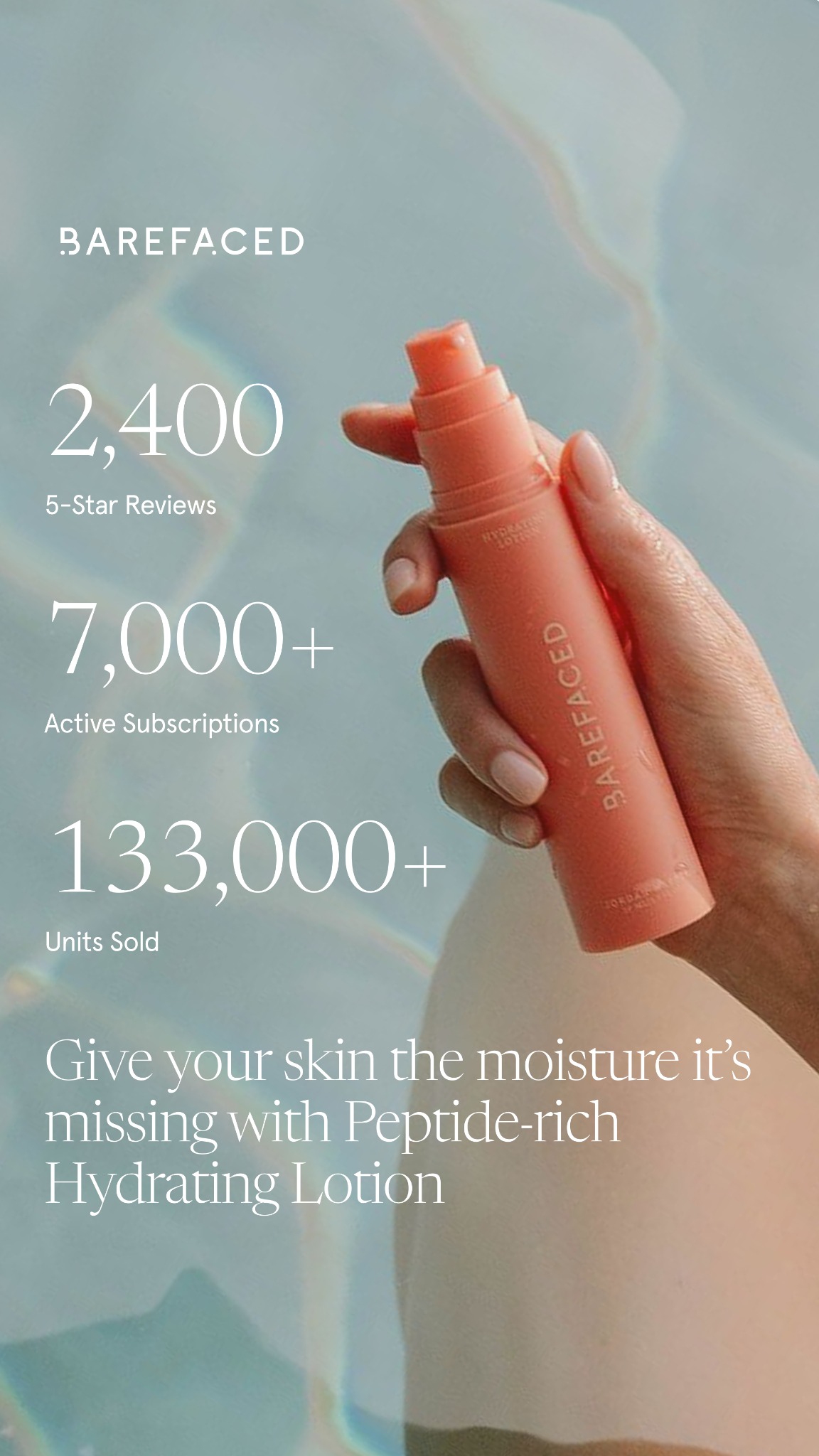Barefaced Facebook ad