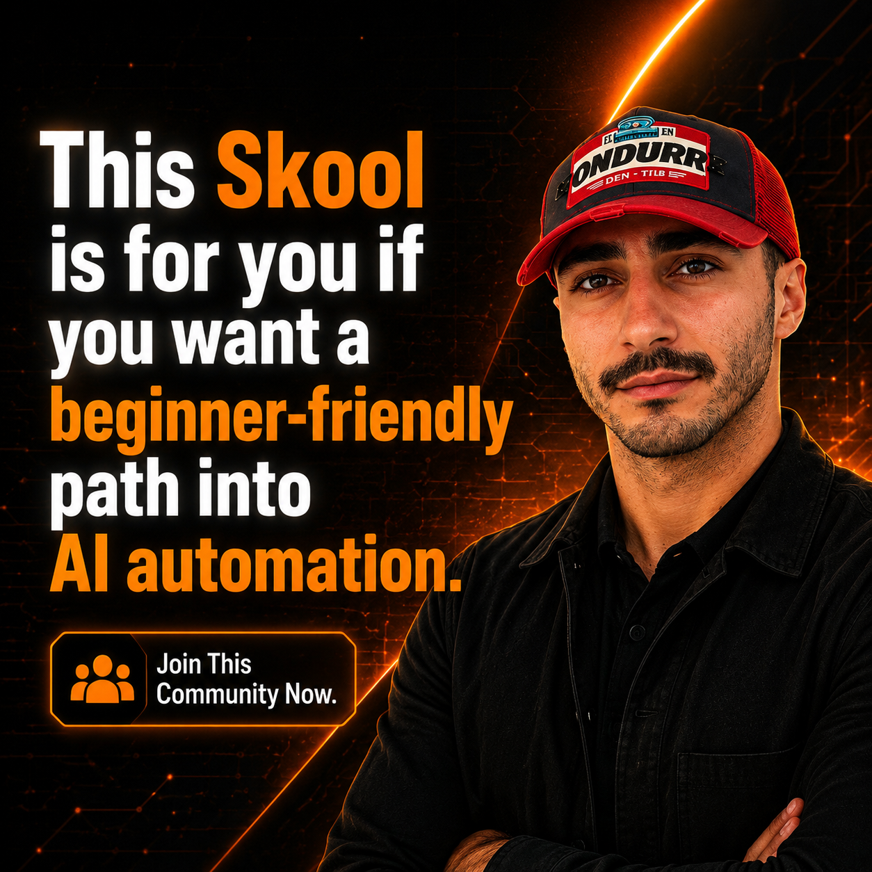 Skool Facebook ad