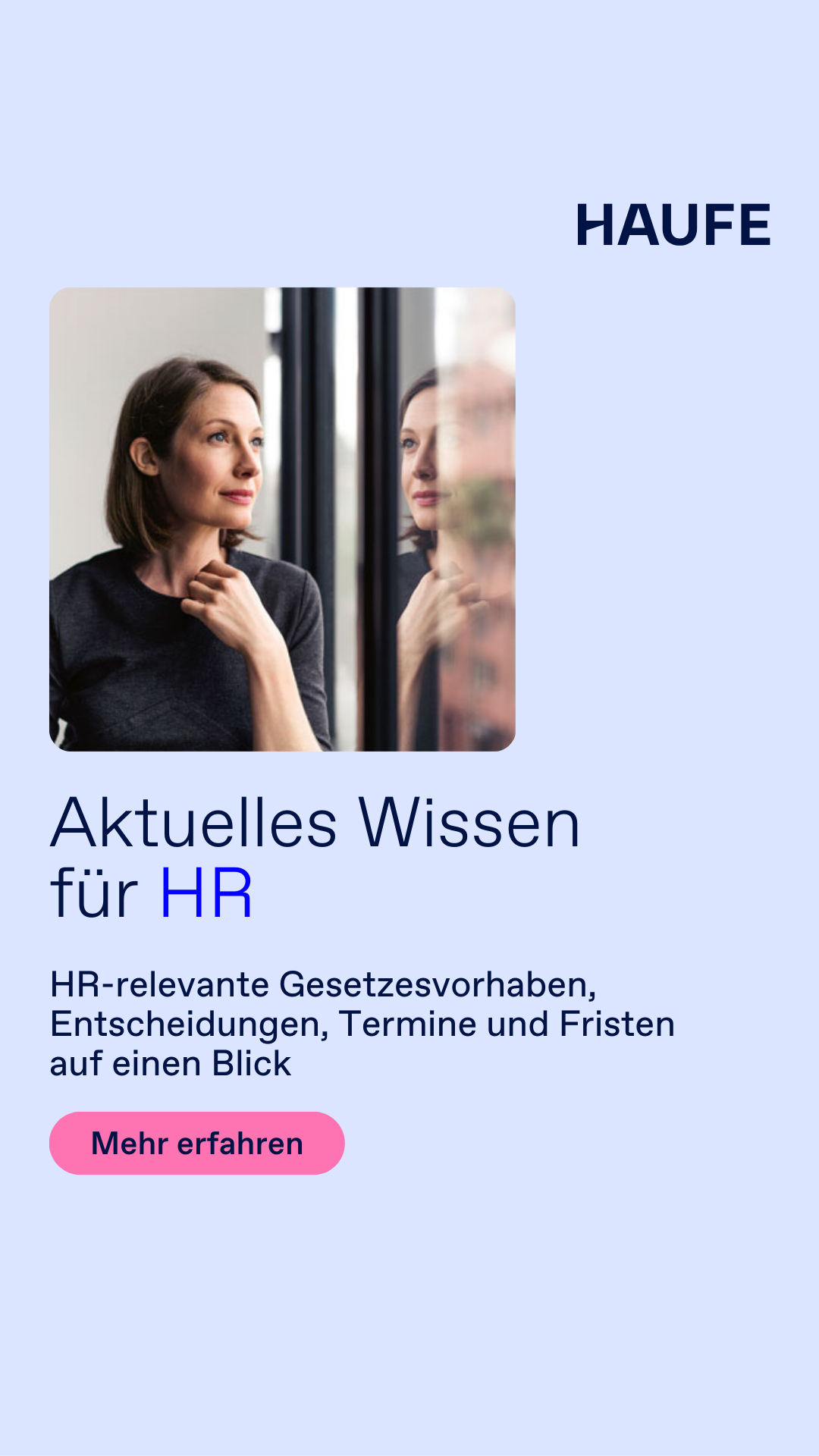 Haufe Facebook ad