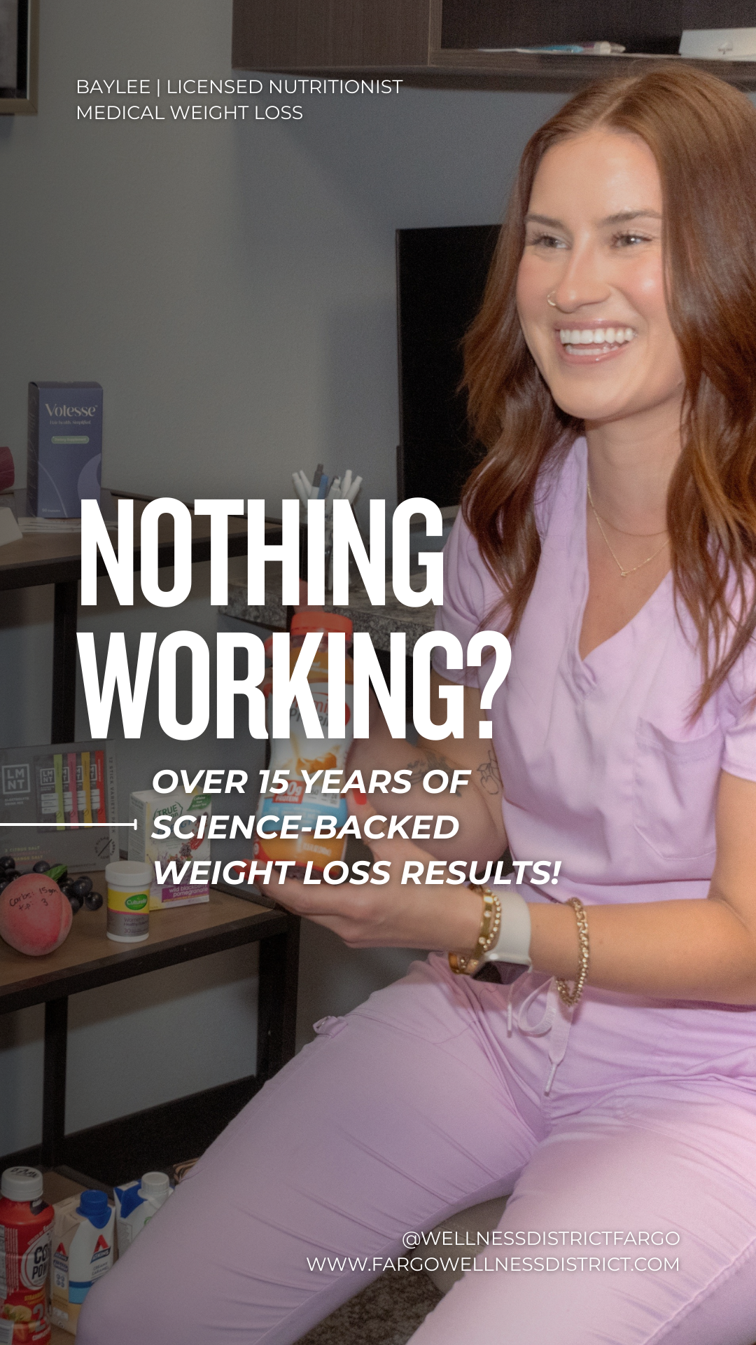 Wellness District Facebook ad from Dec 12, 2025