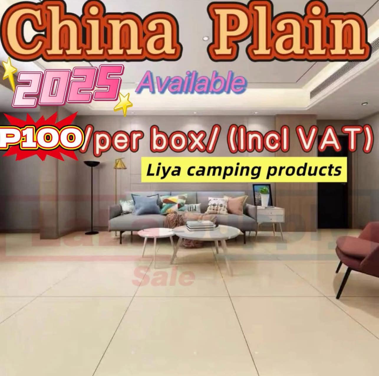 Liya Camping products Facebook ad: Special Available