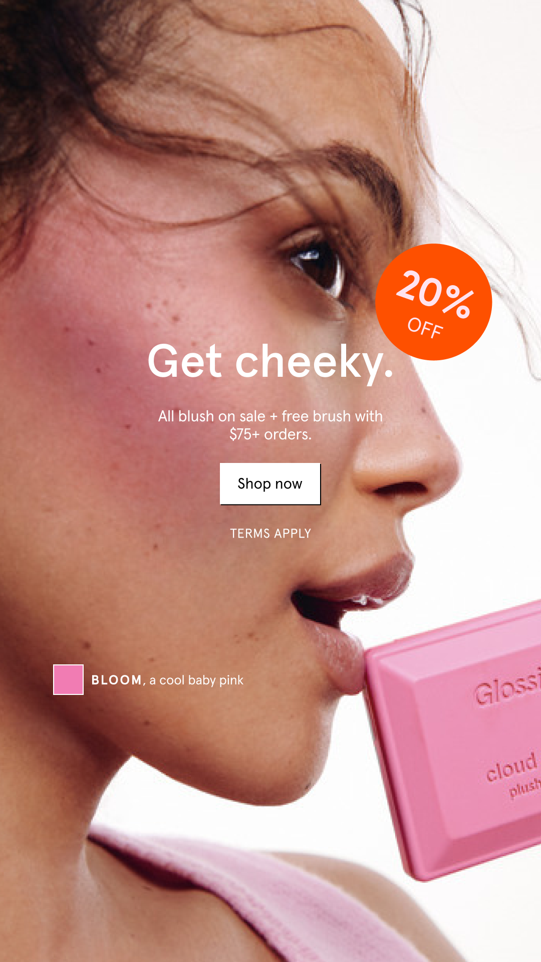Glossier Facebook ad