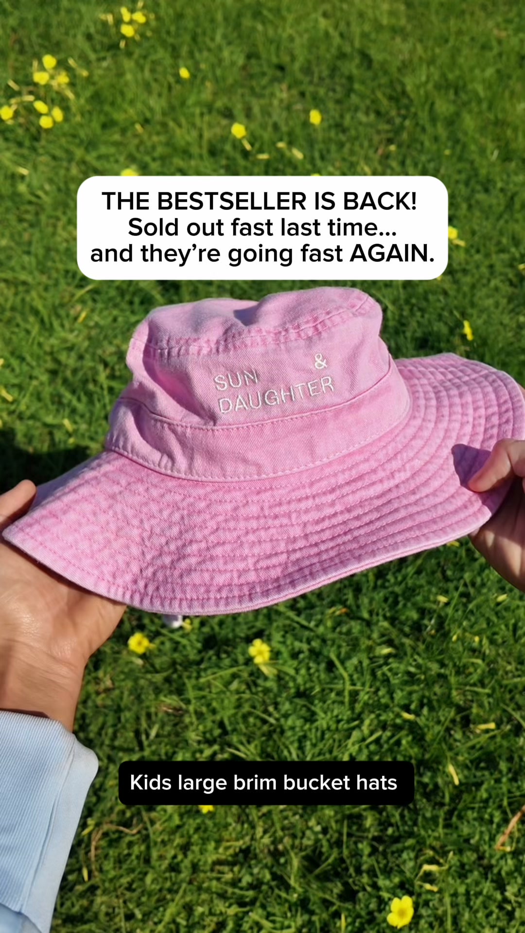 Sun and Daughter Facebook ad: Award winning hats