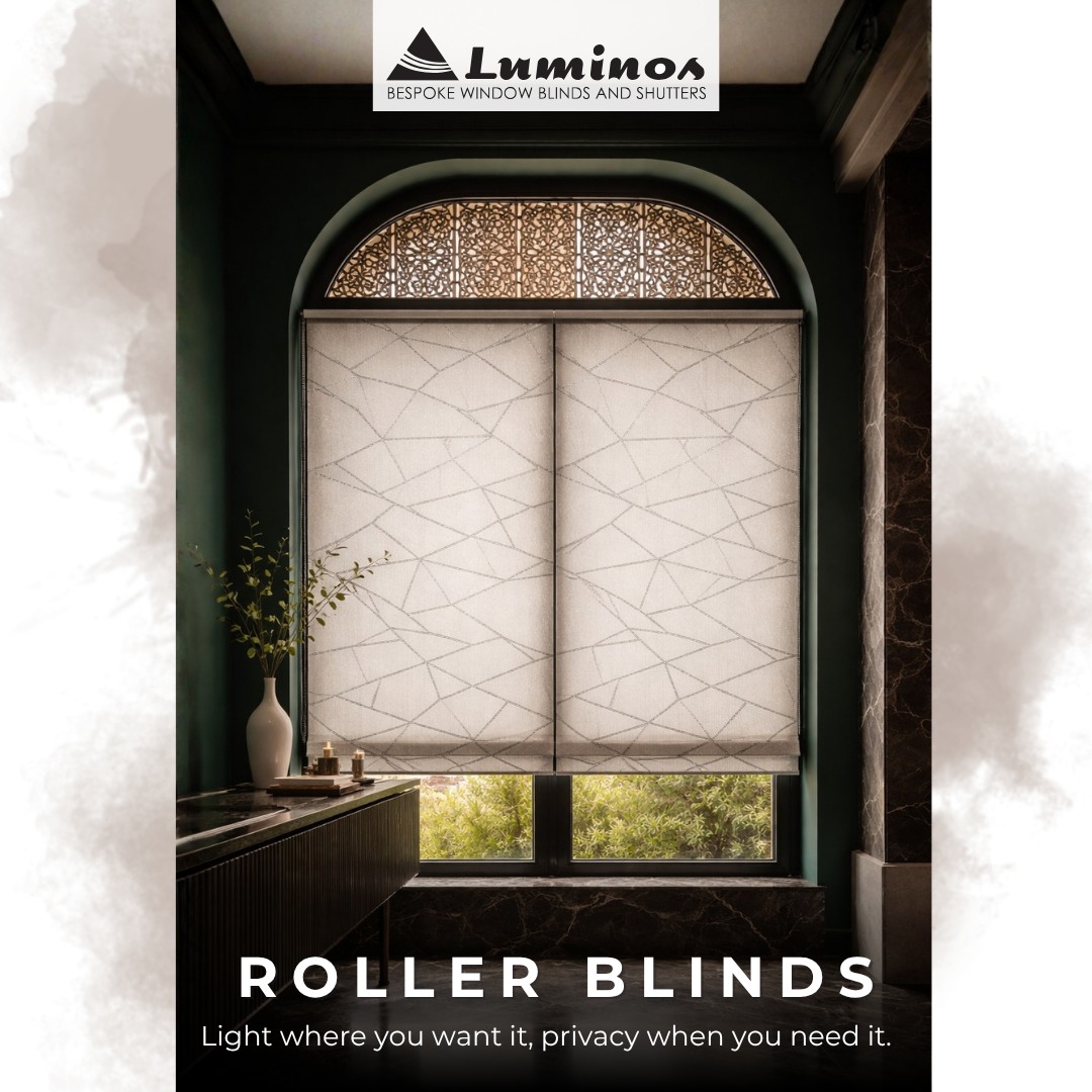 Luminos Blinds & Shutters Facebook ad: Luminos Blinds roller blinds are designed to give…