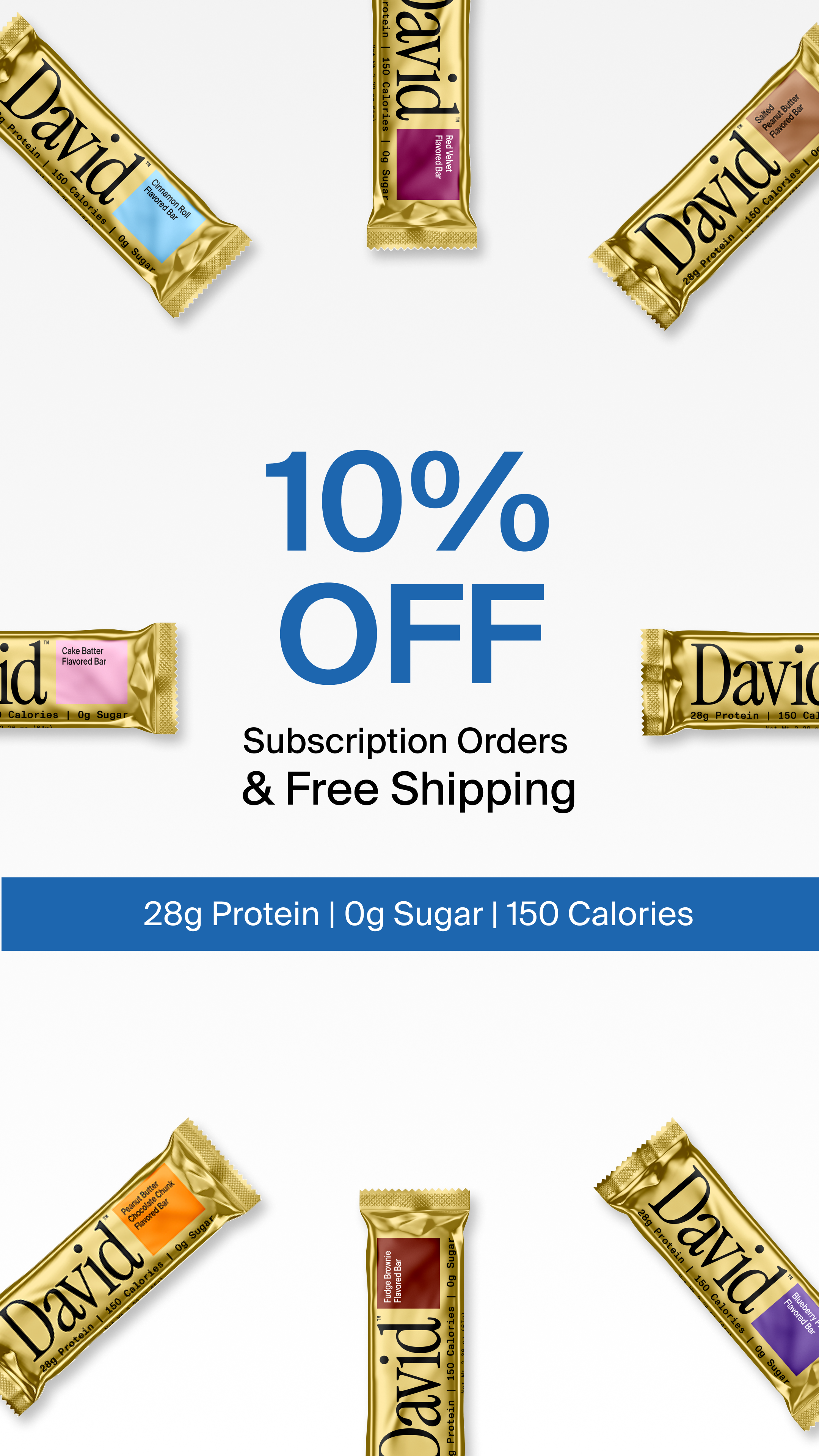 David Protein Facebook ad