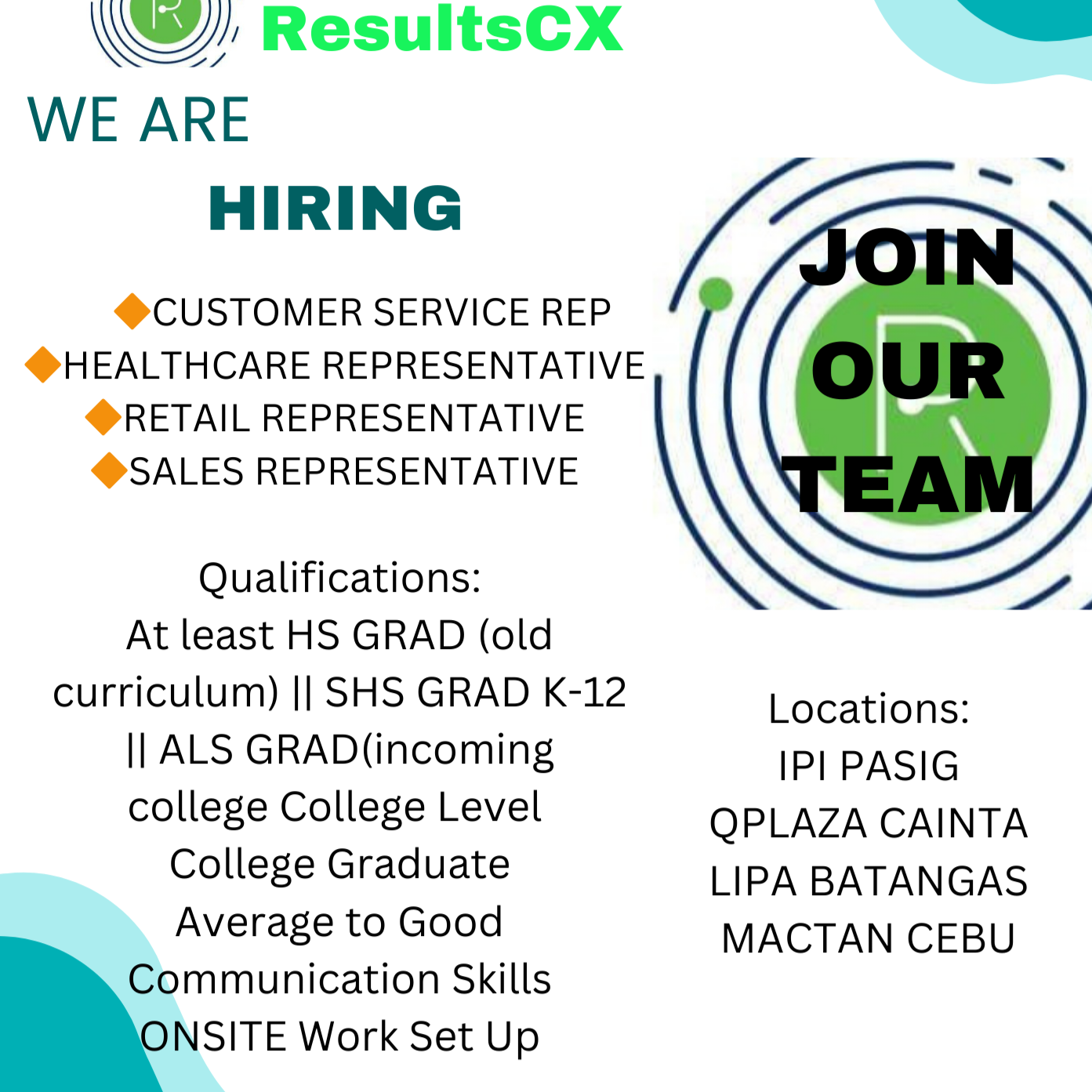 Top Referrer for Call Center Aspirant - Pasig, Cainta, Lipa, Cebu Facebook ad