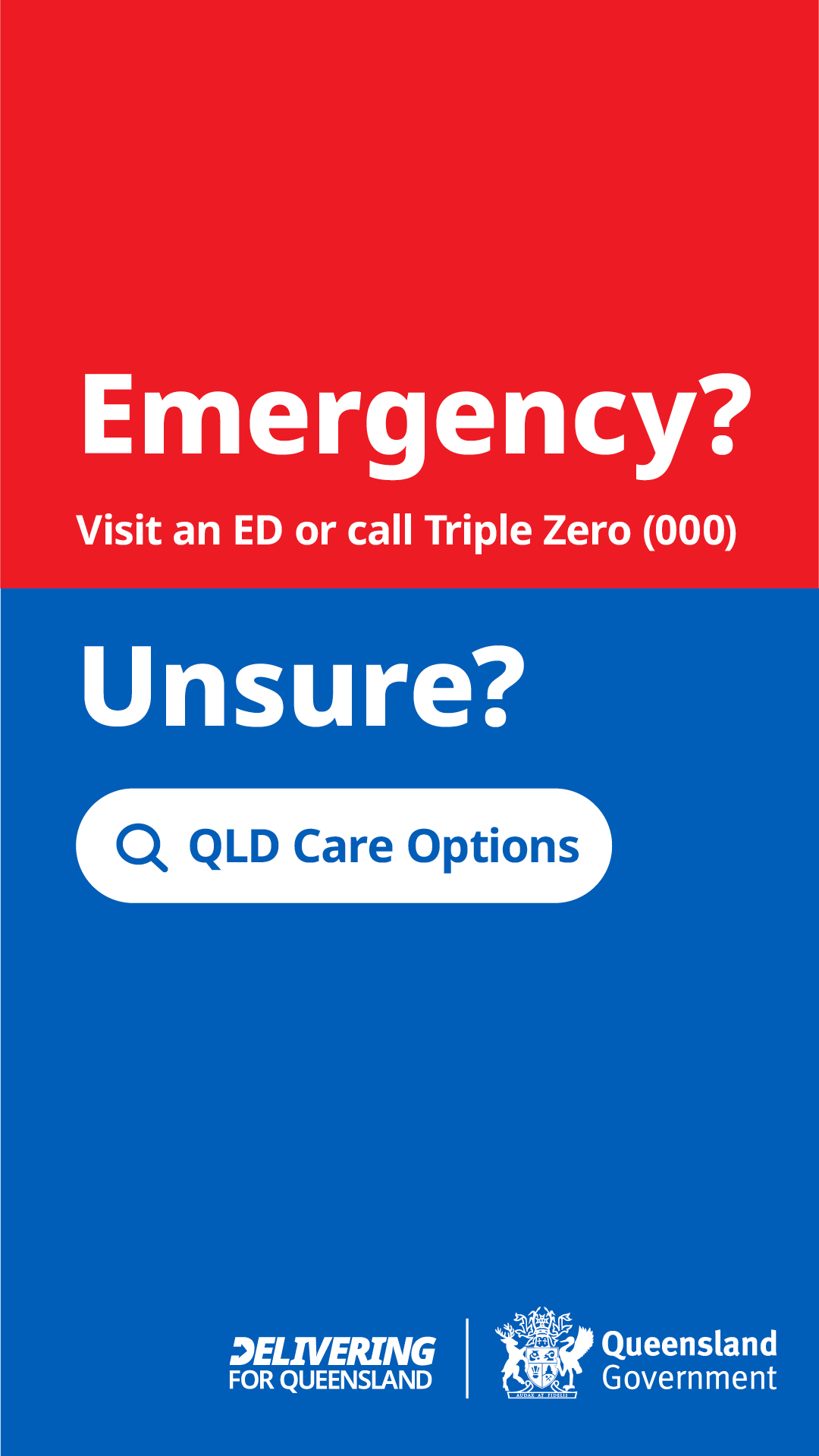 Queensland Health Facebook ad