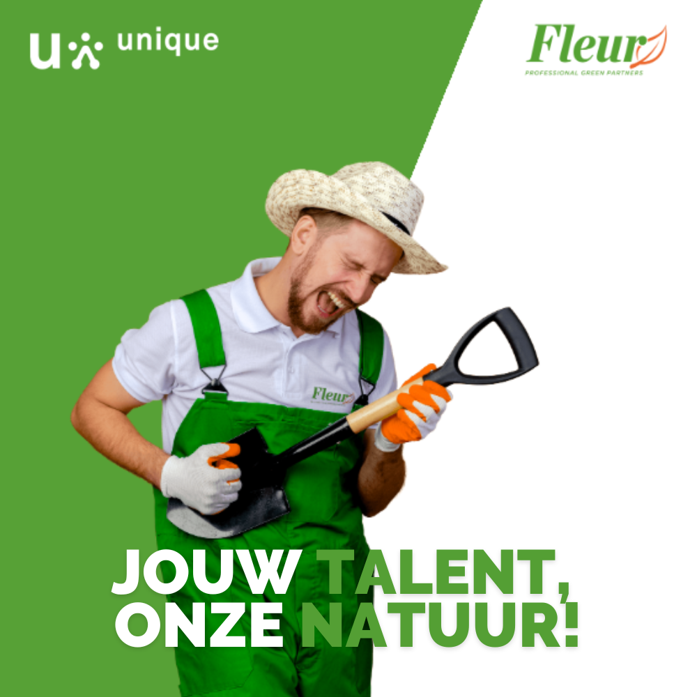 Unique Belgium Facebook ad: Fleur werft aan!