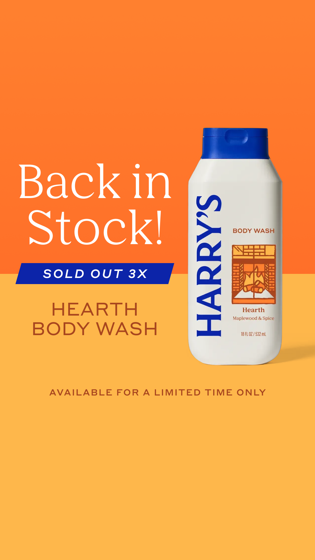 Harry's Facebook ad
