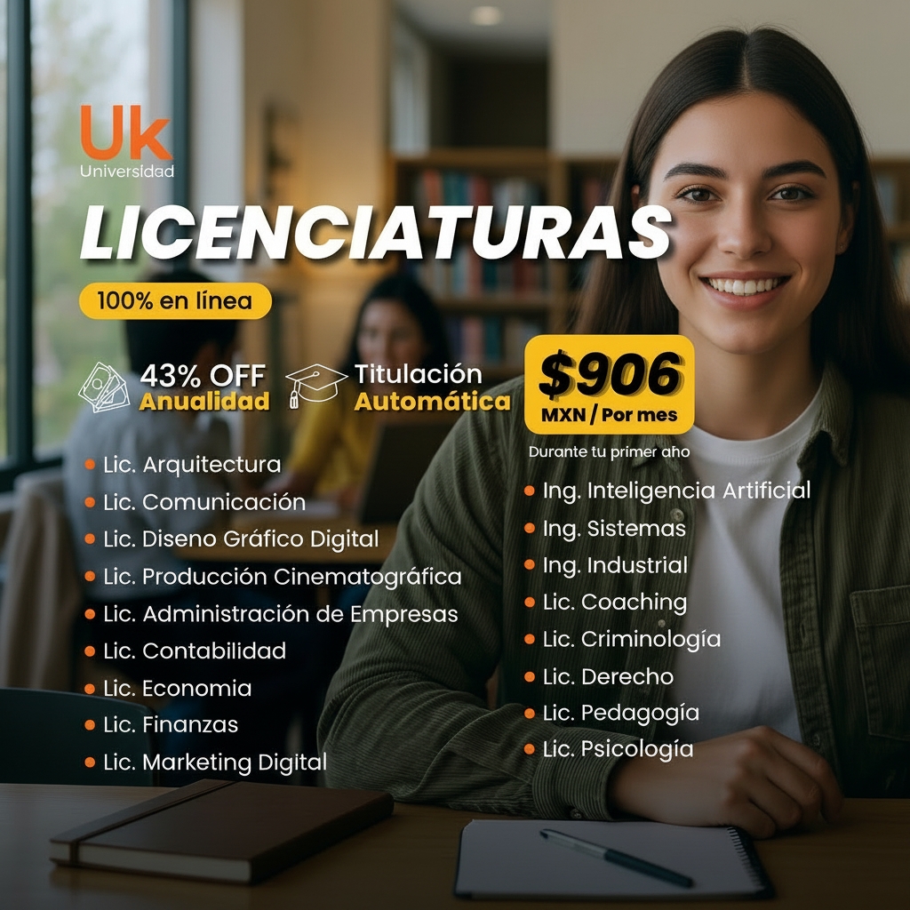 Universidad Uk México Facebook ad