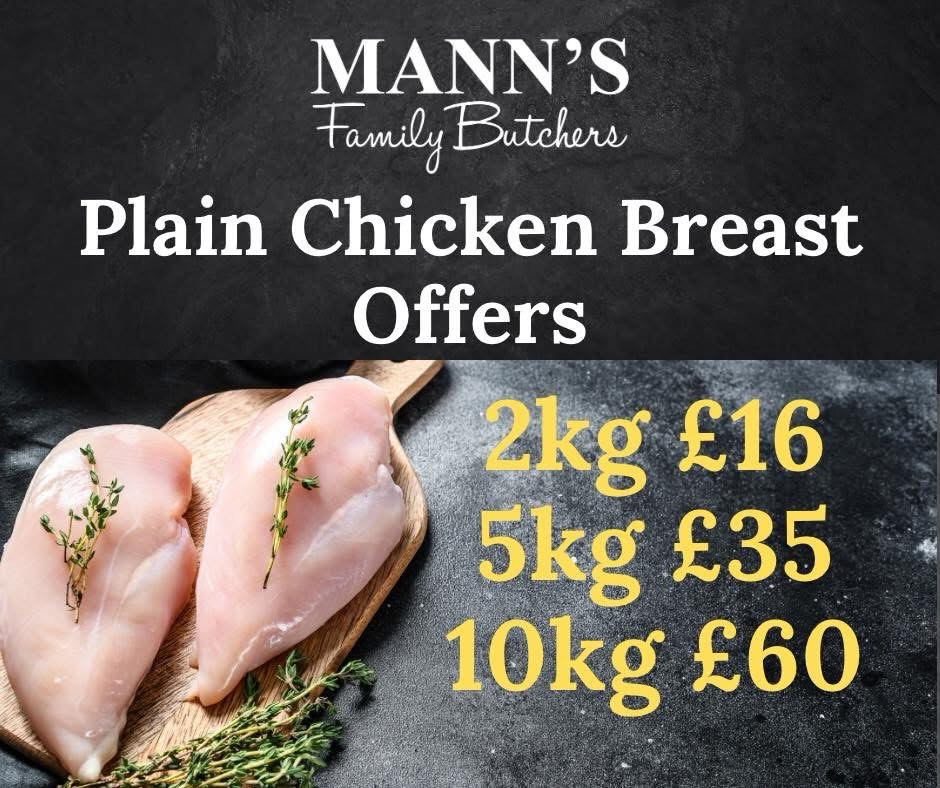 Manns Family Butchers Facebook ad