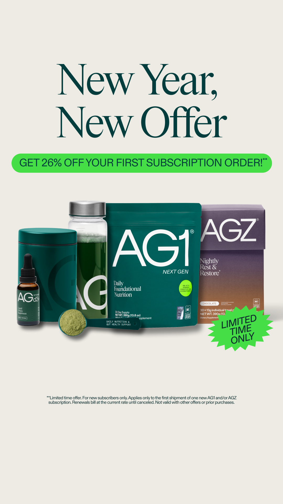 AG1 by Athletic Greens Facebook ad