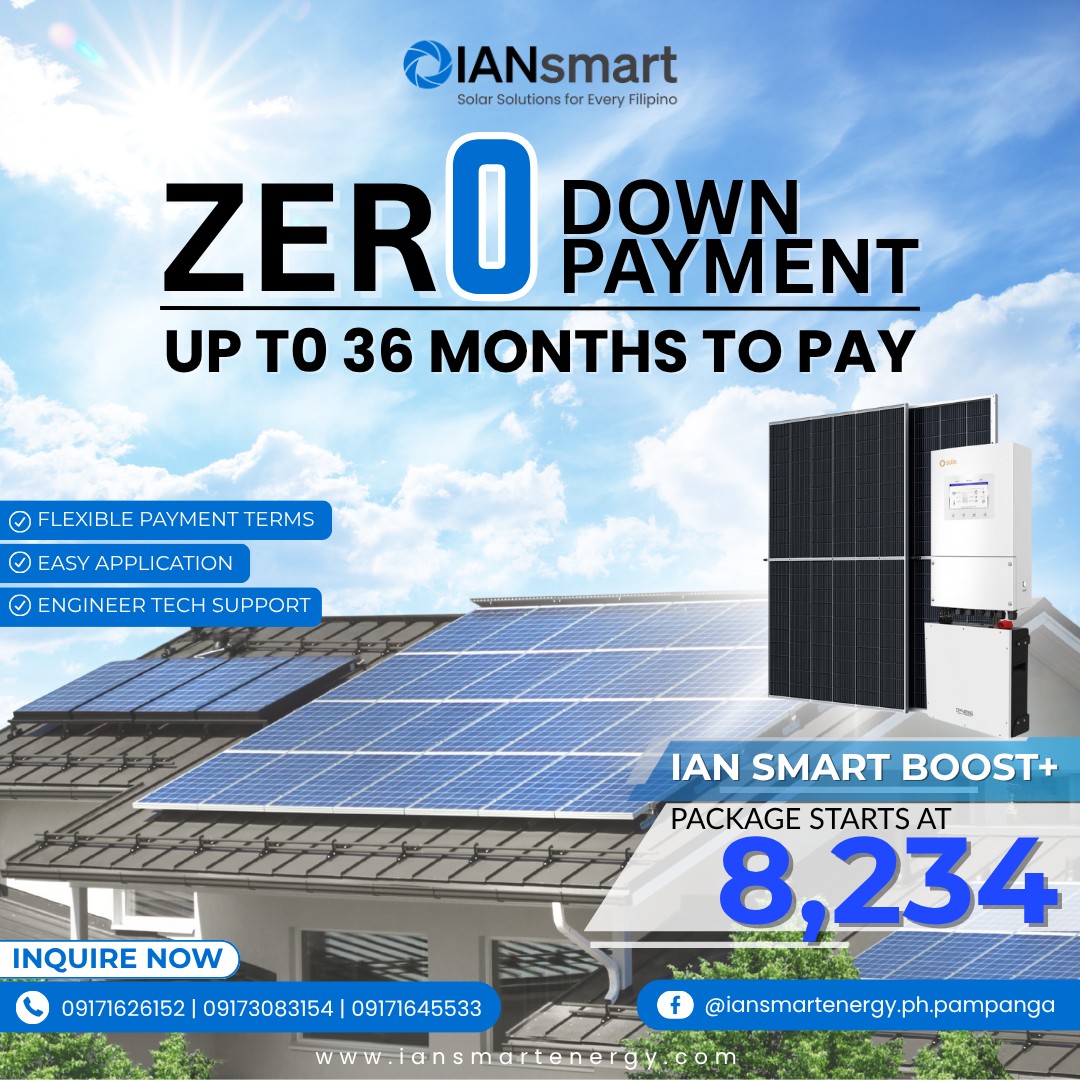 IAN Smart Energy - Pampanga Facebook ad: ๐๐ญ๐๐ซ๐ญ ๐ฌ๐จ๐ฅ๐๐ซ ๐ฐ๐ข๐ญ๐ก โฑ๐ ๐๐จ๐ฐ๐ง.