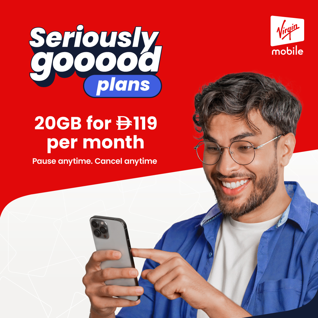 Virgin Mobile UAE Facebook ad