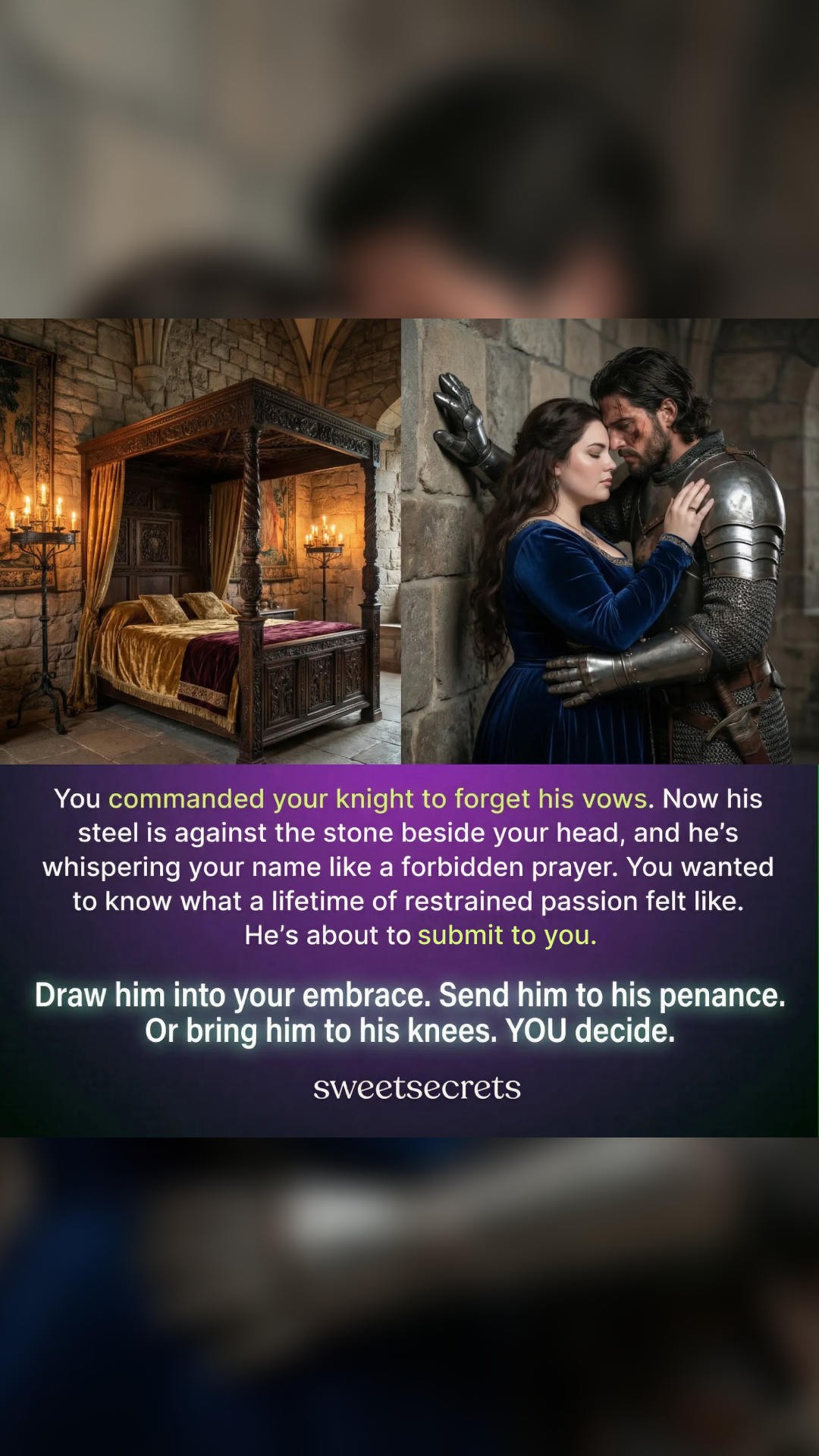 Sweetsecrets Facebook ad