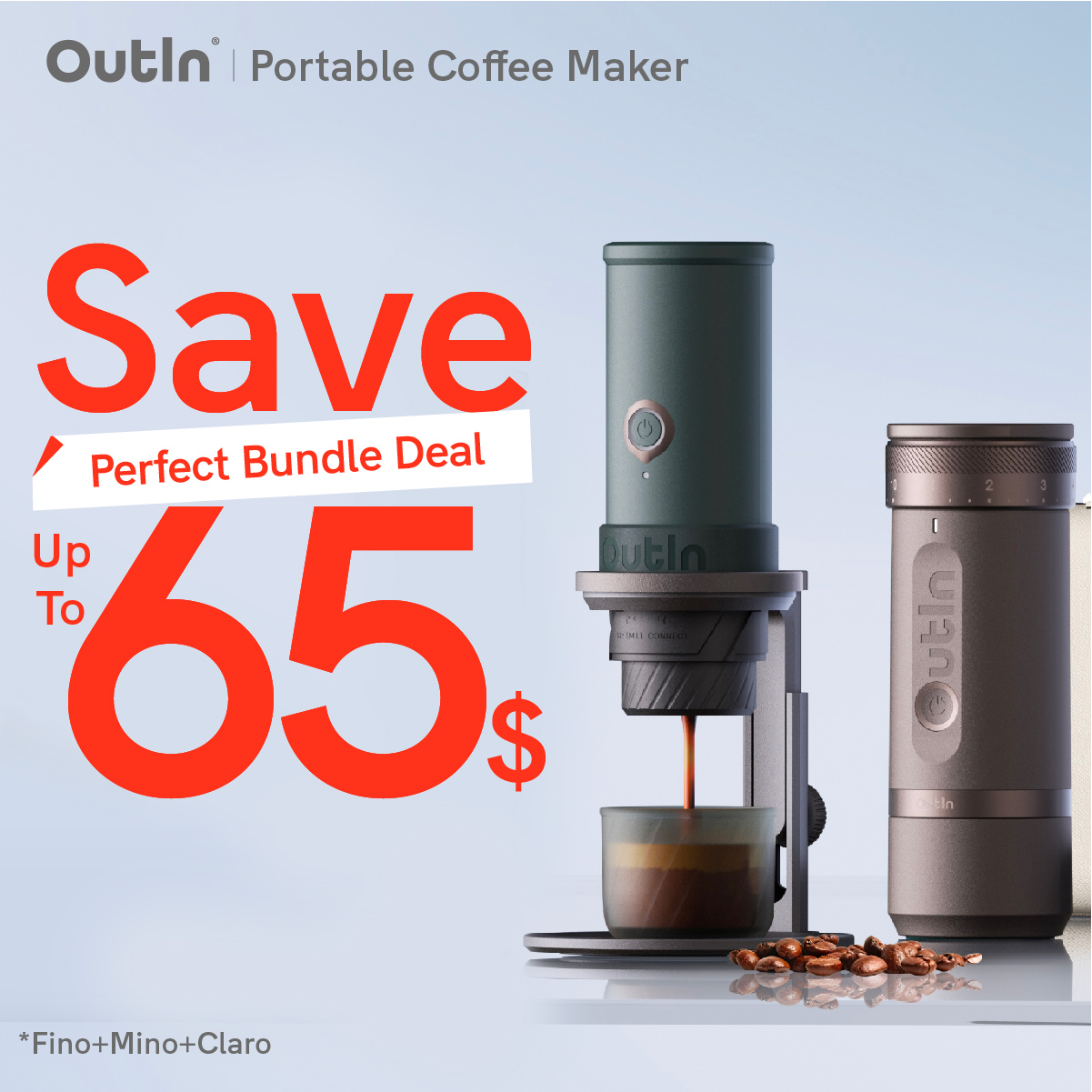 Outin Portable Electric Espresso Machine Facebook ad