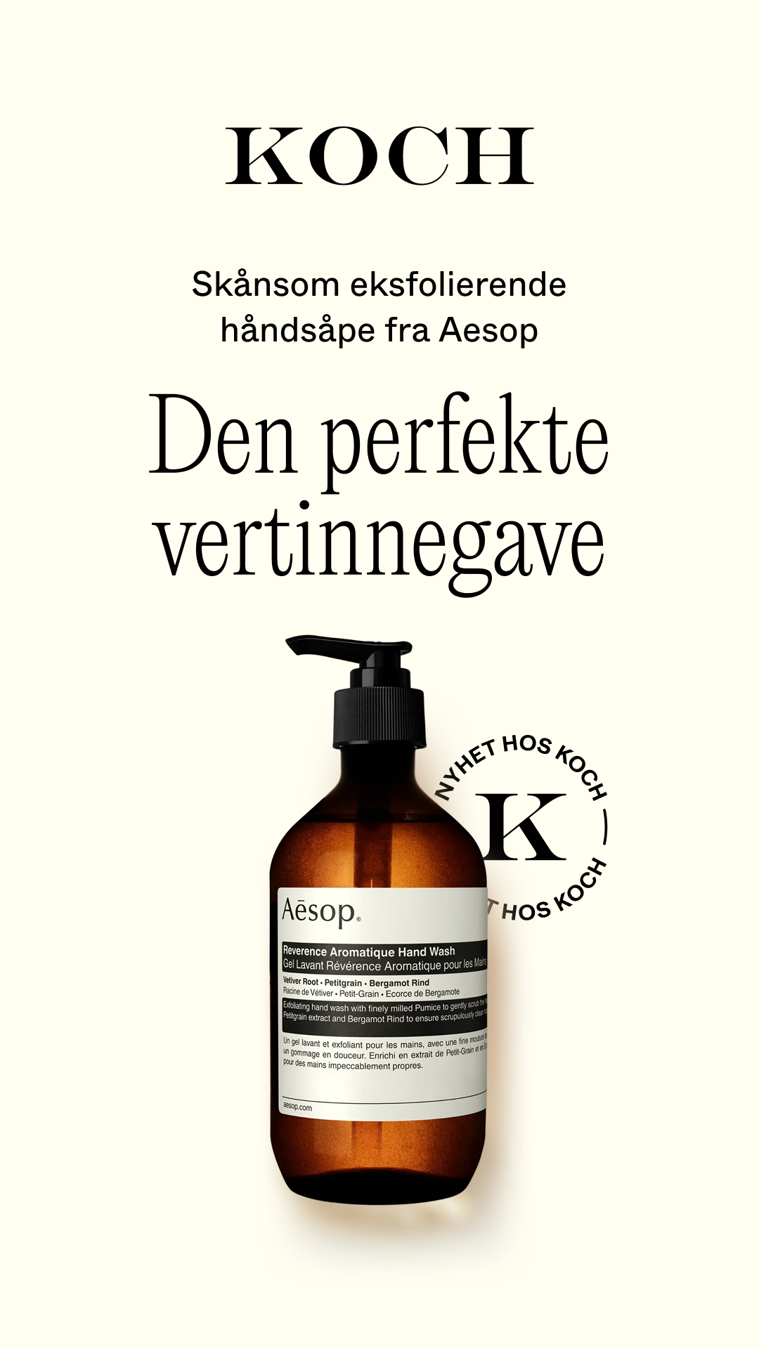 Koch Parfymeri Facebook ad