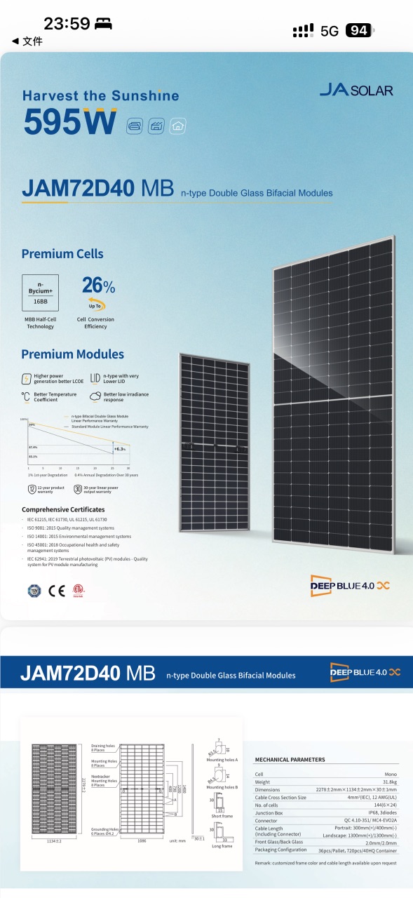 Genixgreen solar Facebook ad: L'inventaire est suffisant.