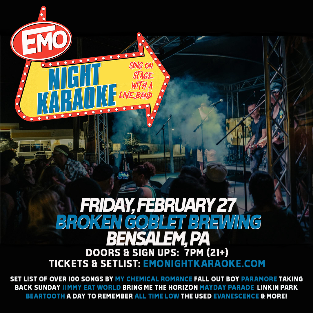 Emo Night Karaoke Facebook ad: Emo Night Karaoke Bensalem